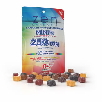 Assorted Flavor [25pk] (250mg) by Zen Cannabis