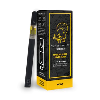 Mango Super Silver Haze Vape Cartridge by Pioneer Valley Cannabis, Co.