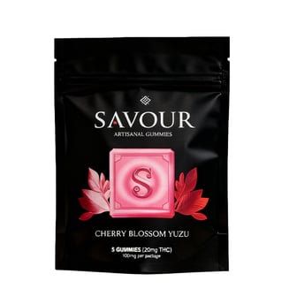 Cherry Blossom Yuzu [5pk] (100mg) by SAVOUR