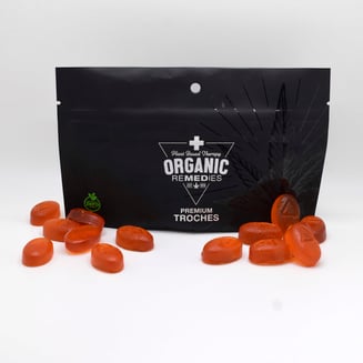 25mg THC Tangerine - SRTA [15pk] (25mg each/375mg total) by Organic Remedies