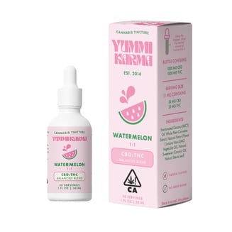1:1 Watermelon [30ml] (1000mg CBD/1000mg THC) by Yummi Karma