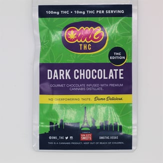 Dark Chocolate Bar (100mg THC) by OMG THC