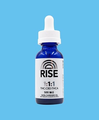 1:1:1 A.M. (THC:THCA:CBG) by Rise