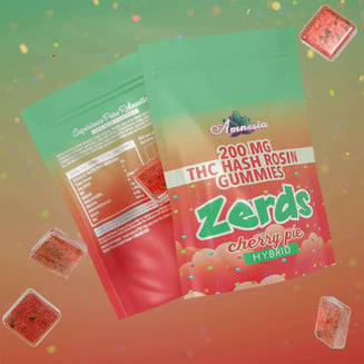 Cherry Pie Hash Rosin Zerds [5pk] (200mg) by Amnesia
