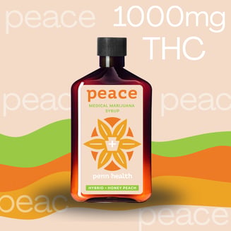 Peace - Honey Peach [250ml ] (1000mg) by Penn Health