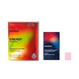1:1 Energy Sublingual Tabs - Watermelon (100mg) by RNBW