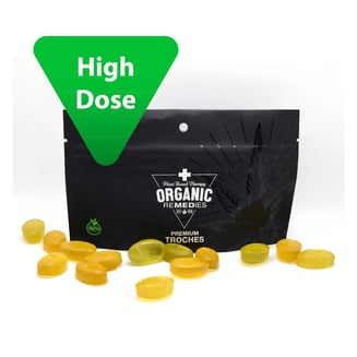 100mg THC Lemon Lime ACGO [15pk] (100mg each/1500mg total) by Organic Remedies