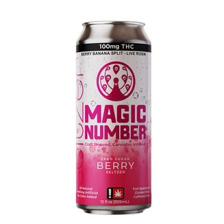 Berry Seltzer (100mg Live Resin) by Magic Number