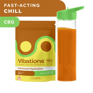 Half and Half Iced Tea Lemonade [10pk] (100mg THC/50mg CBG) by Vibations