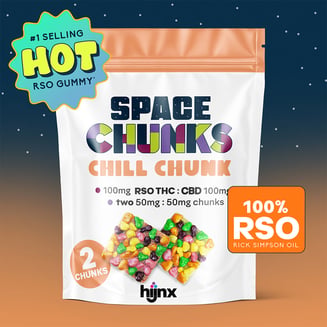 Chill Chunk [2pk] (100mg CBD/100mg THC) by HIJNX