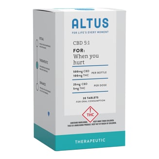 Impact 5:1 [20pk] (500mg CBD/100mg THC) by Altus