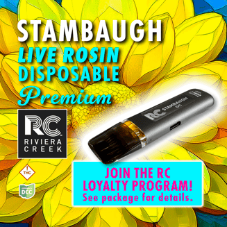 Stambaugh Premium GC Disposable/Rechargeable Live Rosin Vape (0.5g) by Riviera Creek