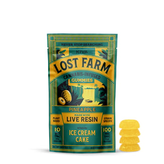 Pineapple x Ice Cream Cake [10pk] (100mg) by Lost Farm