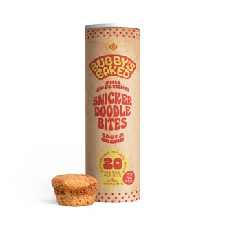 Snickerdoodles [5pk] (100mg) by Bubby's Baked