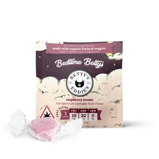 Bedtime Betty's - Raspberry Creme [1pk] (10mg THC/20mg CBD/5 mg CBN) by Betty's Eddies