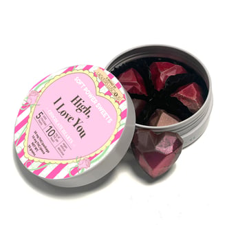 Valentine’s Chocolate - High, I Love You [5pk] (50mg) by Soft Power Sweets