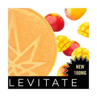 Mango [10pk] (50mg CBD/50mg THC) by Levitate