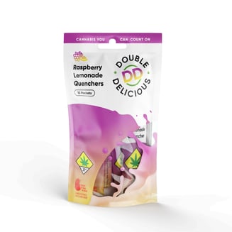 Raspberry Lemonade Quenchers [10pk] (100mg) by Double Delicious