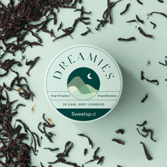 1:1:1 THC:CBN:CBD Earl Grey Dreamies [20pk] (100mg THC/100mg CBN/100mg CBD) by Sweetspot (RI)