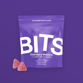 Elderberry Wellness 1:1 CBD:THC [20pk] (100mg CBD/100mg THC) by Bits