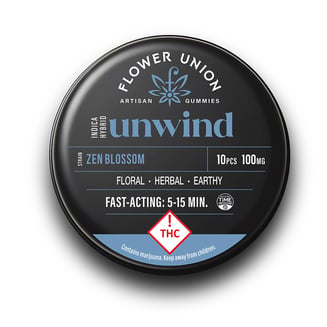 UNWIND - Zen Blossom by Indico [10pk] (100mg) by Flower Union