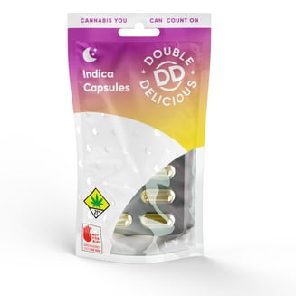 Indica Capsules [10pk] (100mg) by Double Delicious
