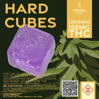 Hard Cubes [20pk] (100mg) by Minerva Canna