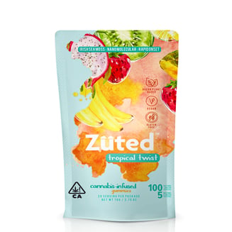 Tropical Twist Sativa Enhanced (100mg) by Zuted