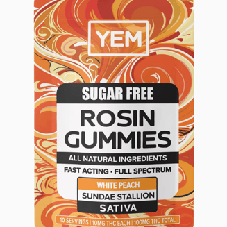 Sugar Free White Peach [10pk] (100mg) by YEM