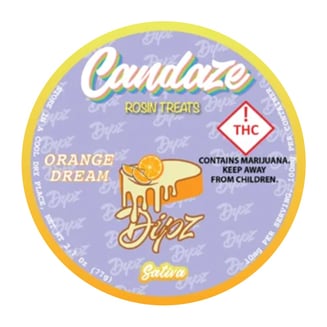 Orange Dream - Blue Zushi [10pk] (100mg) by Candaze Dipz