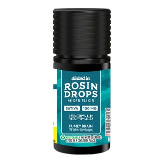 100mg - Fumey Brains - Rosin Drops by Dialed In Gummies