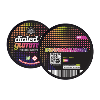 100mg - Cocomamba - Rosin Gummies (10pk) by Dialed In Gummies