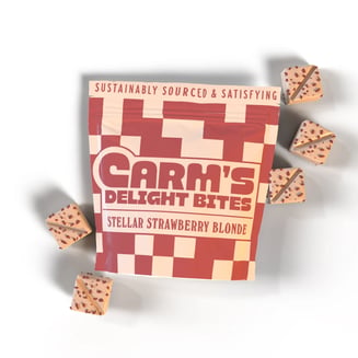 Stellar Strawberry Blonde [10pk] (100mg) by Carm's Delight Bites