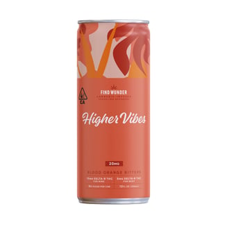 Higher Vibes Blood Orange Bitters (15mg THC/5mg Delta-8) by FIND WUNDER