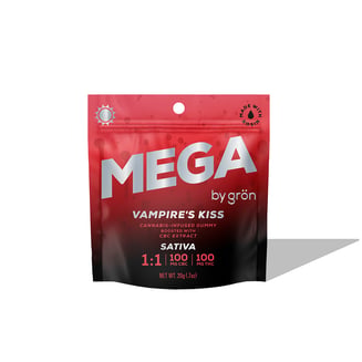 Vampire's Kiss [1pk] (100mg THC/100mg CBC) by Grön
