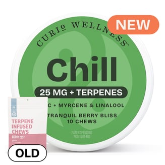 Chill Tranquil Berry Bliss [10pk] (250mg) by Curio Wellness