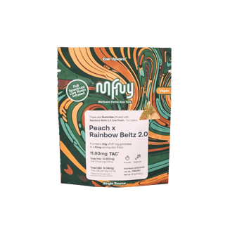 Peach x Rainbow Beltz 2.0 [10pk] (100mg) by MFNY