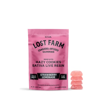 Strawberry Lemonade x Hazy Cookies [20pk] (100mg) by Lost Farm