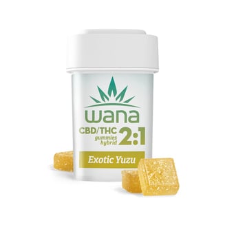 Wana 2:1 CBD/THC Gummies Exotic Yuzu 00266 by Wana