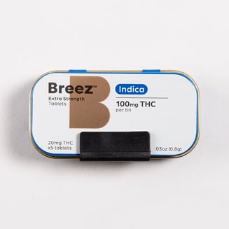 Breez — Extra Strength Indica Tablets [5pk] (100mg)