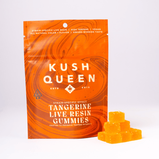 Tangerine Strain Specific Live Resin  [10pk] (100mg) by Kush Queen