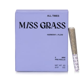 All Times Minis 5pk - Cookies N Cream - 2g by Miss Grass