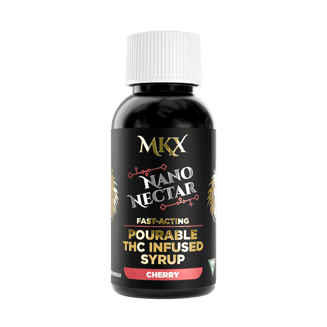 Nano Nectar: 200 MG THC Pourable Syrup (Cherry) by MKX Oil Co.