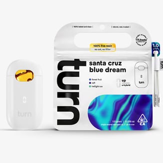 turn — Santa Cruz Blue Dream