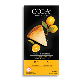 Cream & Crumble [20pk] (100mg THC) by Coda Signature