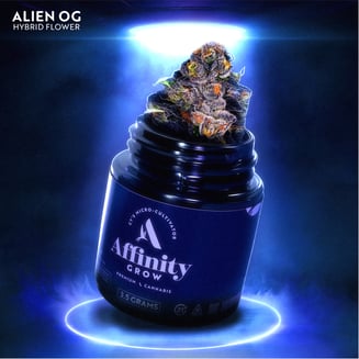 Alien OG Flower T29.82% H 00615 by Affinity Grow
