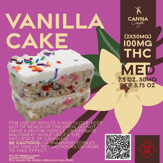 Vanilla Cake [2pk] (100mg) by Minerva Canna