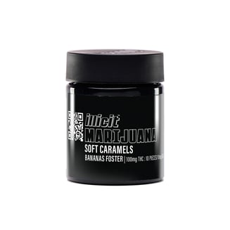 Bananas Foster Caramels [10pk] (100mg) by Illicit
