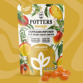 Potters: Mango - Free Fruit Chews
