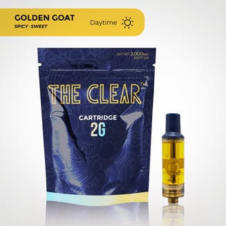The Clear Original Cartridge 2000mg | Golden Goat by CLEAR Brands